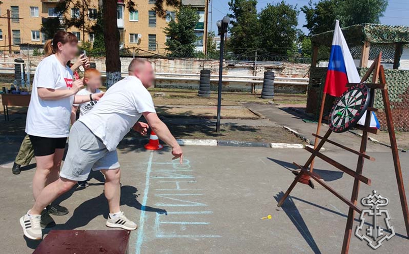 В Орле Росгвардия провела эстафету «Папа, мама, я - спортивная семья»