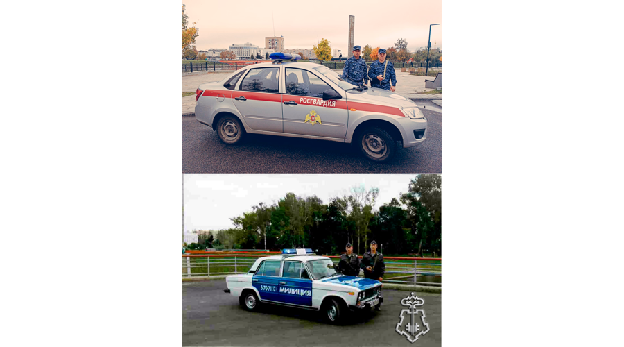 Вневедомтсвенная охрана Орловской области продолжает фото-челендж "Связь поколений"