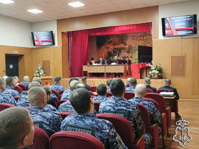 В Управлении Росгвардии состоялось подведение итогов служебно-боевой деятельности за год