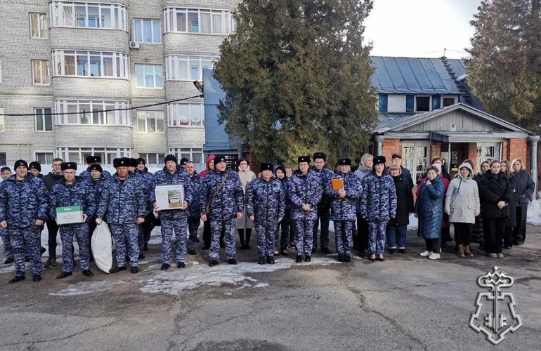 В Орле росгвардейцы отработали действия по эвакуации при пожаре