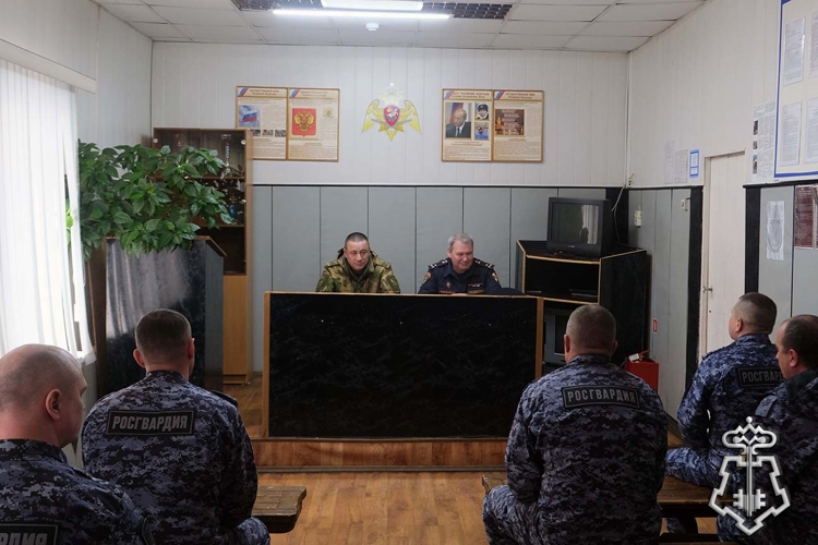 Во Мценске росгвардейцы подвели итоги за квартал