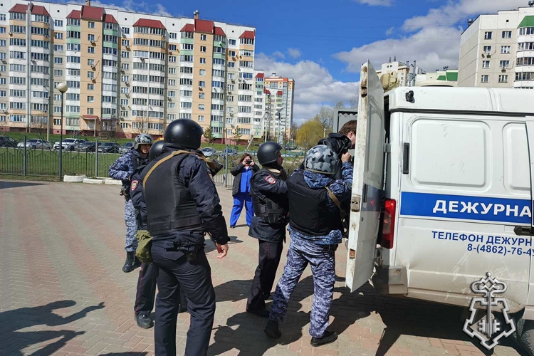 В Орле росгвардейцы приняли участие во всероссийском антитеррористическом учении