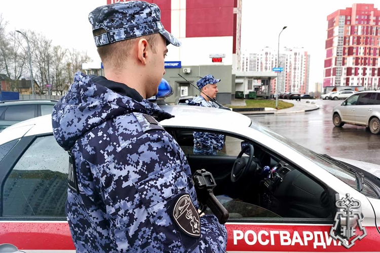За неделю росгвардейцы отработали порядка 200 выездов по сигналам тревоги