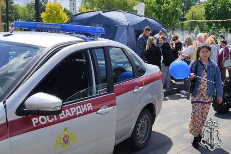 1 июня росгвардейцы организовали досуг юным орловцам