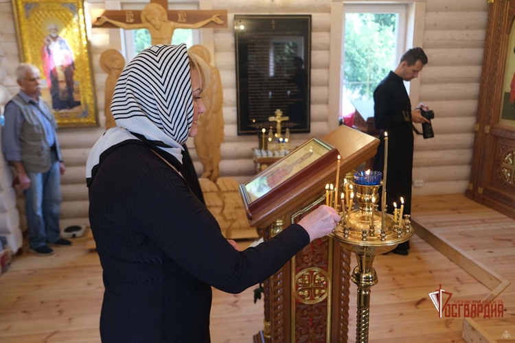 В Управлении Росгвардии по Орловской области прошло торжественное открытие храма