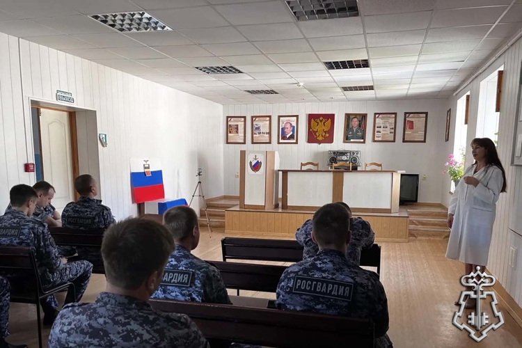 В подразделении Росгвардии прошло профилактическое занятие